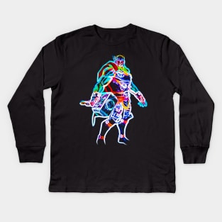 Thor Neon Kids Long Sleeve T-Shirt